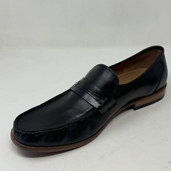 Samuel Windsor Loafers Mens 12 Black Leather Slip On Dress Casual Business main image 8